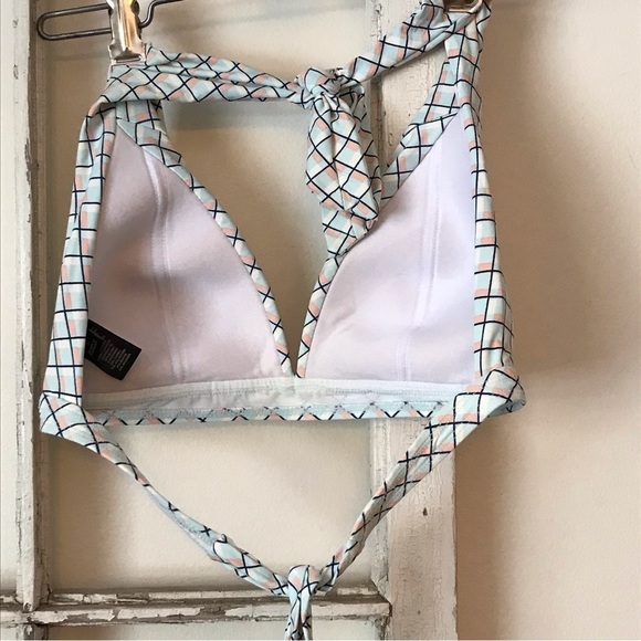 Ann Taylor halter bikini swim suit bra top only.  Size small. - Picture 4 of 8